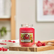 Carica l&#39;immagine nel visualizzatore di Gallery, Yankee Candle candela profumata in giara grande, Lampone rosso, durata: Large - Ilgrandebazar