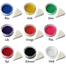 Carica l'immagine nel visualizzatore di Gallery, Trucco Acqua Premium con Spugna per Feste per Bambini Feste a Tema Carnevale di Halloween Zombie vampiri Clown Bianca