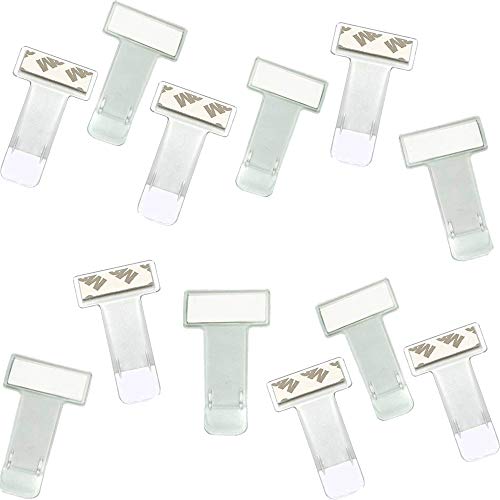 Yongbest Porta Biglietti di Parcheggio,12 Pezzi Adesive Trasparenti 12 PCS - Ilgrandebazar