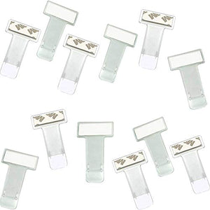 Yongbest Porta Biglietti di Parcheggio,12 Pezzi Adesive Trasparenti 12 PCS - Ilgrandebazar