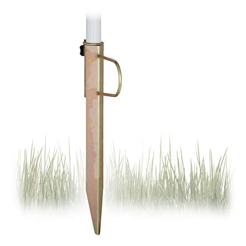 Relaxdays 10020906 Picchetto Puntale Ombrellone da Spiaggia, Palo Massimo 32...