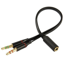 Carica l&#39;immagine nel visualizzatore di Gallery, ILS - Cavo Splitter Sdoppiatore Adattatore 3.5mm Femmina to 1 pezzo