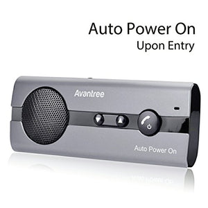 Avantree 10BS - Kit Vivavoce Bluetooth per Auto con Accensione automatica...