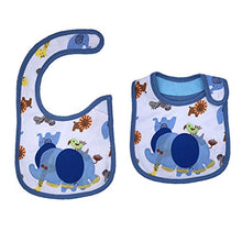 Carica l&#39;immagine nel visualizzatore di Gallery, Yafane 12 x Bavaglino Neonato Impermeabili Cotone Bambino Bandana 12pc boy B - Ilgrandebazar