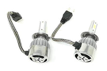 Carica l'immagine nel visualizzatore di Gallery, TEMPO DI SALDI Coppia Di Lampade A Led Per Auto Moto C6 H7 6000K Fari Luce...