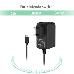 KINGTOP 15V 2.6A Caricatore Nintendo Switch Alimentatore USB Tipo-C...