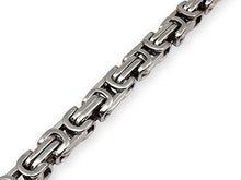Carica l&#39;immagine nel visualizzatore di Gallery, Fly Style 5 mm Collana bizantina o Braccialetto di Acciaio in 4 Argento - Ilgrandebazar