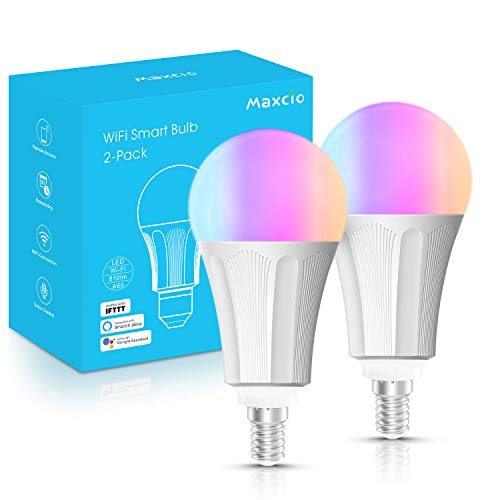 Wifi Lampadina, Lampadine LED Smart Intelligente E14 (2 Pezzi） - Ilgrandebazar