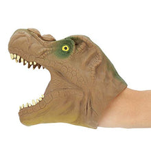 Carica l&#39;immagine nel visualizzatore di Gallery, Pupazzo di Mano Dinosauro, Testa Dinosauro Morbido blu