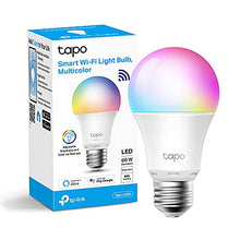 Carica l&#39;immagine nel visualizzatore di Gallery, TP-Link Tapo L530E Lampadina WiFi Intelligente LED Smart Multicolore, E27, Compatibile con Alexa e Google Home, 806 lumen, 9W(Equivalente 60 W), Senza hub richiesto, Controllo Remoto tramite APP Tapo