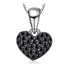 Carica l&#39;immagine nel visualizzatore di Gallery, JewelryPalace 0.14ct Naturale Spinello Forma di Cuore Ciondolo Argento... - Ilgrandebazar