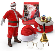 Carica l'immagine nel visualizzatore di Gallery, Costume da Babbo Natale 6 in 1 - Costume da Babbo Natale per Natale - Costume da Babbo Natale - Uomo/Adulti