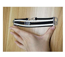 Carica l'immagine nel visualizzatore di Gallery, Legemeton infinity Love Wrap nero multistrato intrecciato con famiglia serie... - Ilgrandebazar