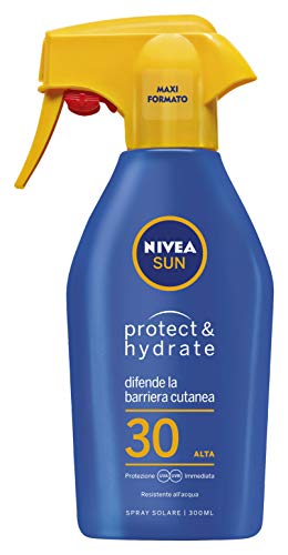Nivea Sun Protect & Hydrate Spray Solare Idratante FP30, Protezione Alta -...