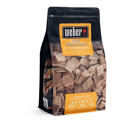 Weber 17622 - Legno per affumicatura Chips-Faggio, Marrone