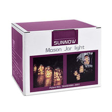 Carica l&#39;immagine nel visualizzatore di Gallery, Lampada Solare, 4 Pezzi Lampade Solari Barattolo di Vetro Illuminante 4