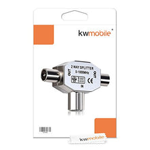 Carica l&#39;immagine nel visualizzatore di Gallery, kwmobile distributore per antenna adattatore a T Splitter con 0-1000 MHz -...