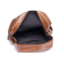 Carica l&#39;immagine nel visualizzatore di Gallery, SPEEDEVE Zaino Pelle Donna Borsa a Zainetto da Viaggio Marrone-226