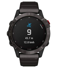 Carica l&#39;immagine nel visualizzatore di Gallery, Garmin fēnix 6 Pro Solar, 47mm Grigio Ardesia con Cinturino Nero - GPS...