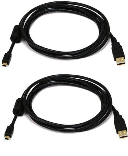 Pro Active - Extra lungo placcato oro USB Play e cavo di ricarica 2 Cables