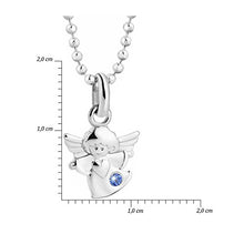 Carica l&#39;immagine nel visualizzatore di Gallery, butterfly Bambine Ragazze Catena Argento 925 Swarovski Elements Originali...