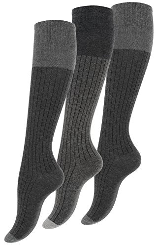 Vincent Creation 3 Paia Calze Lunghe al UK 5,5-8 (EU 39/42), Antracite - Ilgrandebazar