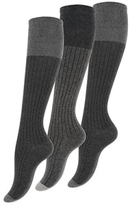 Vincent Creation 3 Paia Calze Lunghe al UK 5,5-8 (EU 39/42), Antracite - Ilgrandebazar