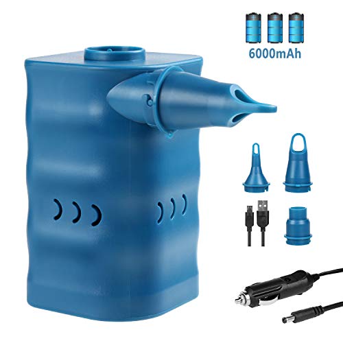 YISSVIC Pompa d'Aria Elettrica Senza Fili, 6000mAh Gonfiabile...