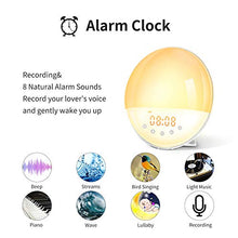 Carica l'immagine nel visualizzatore di Gallery, Wake Up Light, Luce Sveglia Funzione di Registrazione 9 Suoneria 30 Livelli... - Ilgrandebazar