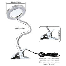 Carica l&#39;immagine nel visualizzatore di Gallery, Lampada Estetista con Lente d&#39;Ingrandimento 8 Diottrie,Lampada LED USB... - Ilgrandebazar