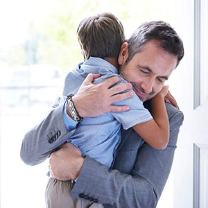 COOLMAN Bracciale da Uomo Regolabile per papà Papa Dad con Acciaio - Ilgrandebazar