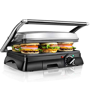 Aigostar Samson 30KLU- Griglia multifunzione per panini maker da 2000W con 2... - Ilgrandebazar