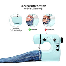 Carica l'immagine nel visualizzatore di Gallery, HAODIUSB88 Mini Macchina da Cucire, Portatile Elettrica Strumento Cucire...