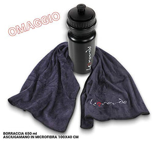 Leonardo - Borsa per lo sport Borsone Palestra Sportivo in Grigio/Rosa