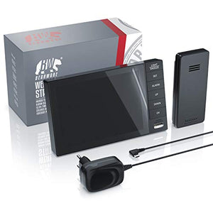 CSL-Computer 72303394787 Stazione meteorologica Radio, Nero, 4,3 Zoll - Ilgrandebazar