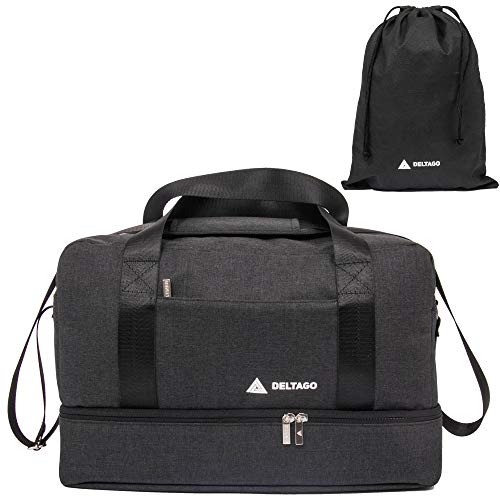 DELTAGO - Bagaglio A Mano 40x20x25 Ryanair - Set Borsa Da Viaggio + Sa –