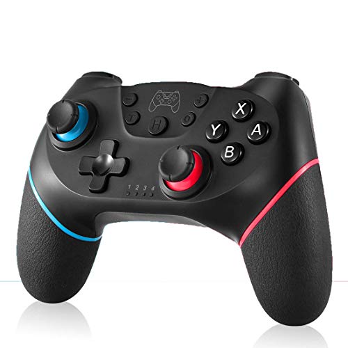 JinSu Controller Wireless per Nintendo Switch, Switch Console Joypad nero