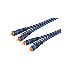 Goobay 50175 Cavo di Collegamento Stereo HiFi per Auto RCA, a Doppia...