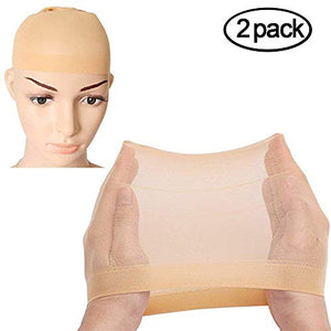 PrettyDate, cuffie elastiche per parrucca, in nylon, beige naturale e a rete... - Ilgrandebazar