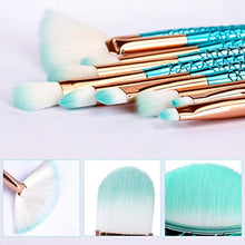 Carica l&#39;immagine nel visualizzatore di Gallery, Set di Pennelli Trucco Professionale Spazzole per Bellezza a Forma Sirena...