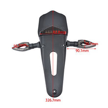 Carica l&#39;immagine nel visualizzatore di Gallery, KaTur Fender, fanale posteriore a LED rosso con indicatore di direzione... - Ilgrandebazar