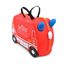 Carica l&#39;immagine nel visualizzatore di Gallery, Trunki Valigia Cavalcabile Per Bambini: Il Pompiero Pompiere Frank (Rosso)