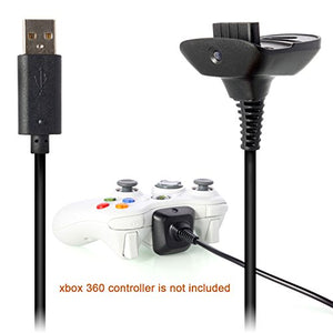 Neuftech - Cavo USB di Caricatore per Xbox 360 360 - Nero