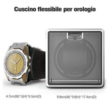 Carica l'immagine nel visualizzatore di Gallery, CRITIRON Watch Winder 1+0, Scatola Carica Orologio Automatico, Super Argento - Ilgrandebazar