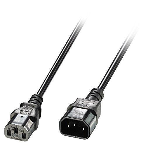 Lindy 30331 Cavo di alimentazione spina IEC, 2 m, Nero