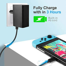 Carica l&#39;immagine nel visualizzatore di Gallery, Caricabatterie per Nintendo Switch / Lite, innoAura Type-C Adattatore...