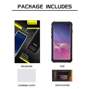 seacosmo Cover Samsung S10, 360 Gradi Rugged S10 Custodia Antiurto Nero - Ilgrandebazar