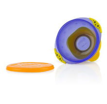 Carica l&#39;immagine nel visualizzatore di Gallery, Nuby - Ciotola impilabile con coperchio e ventosa, confezione da 3,... - Ilgrandebazar