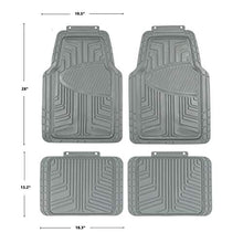 Carica l&#39;immagine nel visualizzatore di Gallery, AmazonBasics - Set da 4 tappetini in gomma per auto, SUV, camion, Grigio - Ilgrandebazar