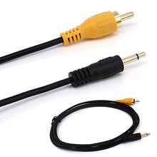 Carica l'immagine nel visualizzatore di Gallery, Yilan, cavo audio maschio-maschio mono, attacco jack da 3,5 mm e RCA...
